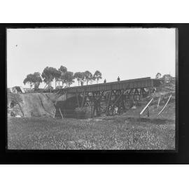 Construction of Railway Bridge over Allans Creek