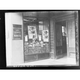 Intelligence and Tourist Bureau window display 