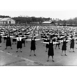 Girls' Exercise Drill 
