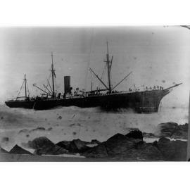 Steam Ship Lorata on Cape Jervis