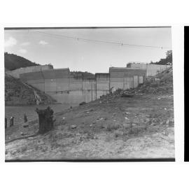 Mount Bold reservoir under construction
