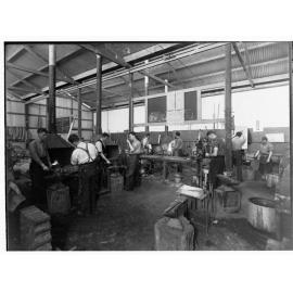 Students in workshop at School of Mines