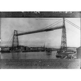 Transporter Bridge Over the River Seine in Rouen