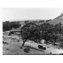 Campsite by a River Looking Towards Yankalilla