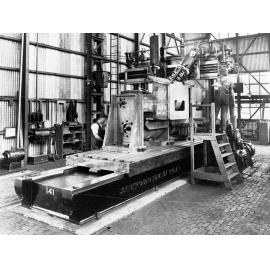 Islington Railway Workshop Showing Men Working on Machinery