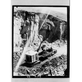 Machinery in a quarry