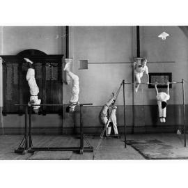 Adelaide High School Boys Exercising