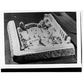 Model of garden for parliament house