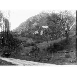 View in Mount Lofty Ranges, Duke of Wellington's Head, probably old Norton Summit Road