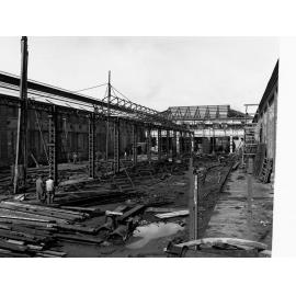 Construction of Islington Railway Workshop