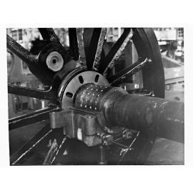 Axle and bearings, railway locomotive - Islington Railway workshop