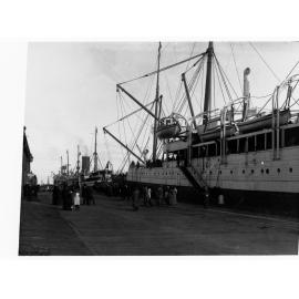 Ship berthed at Outer Harbour