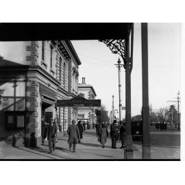 South Australian Tourist Bureau Showing People on the footpath