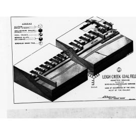 Isometric Drawing of Leigh Creek Coal Field