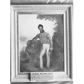 Photograph of painting of Colonel William Light,- The first Surveyor General of South Australia