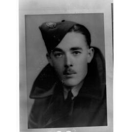 Portrait of man enlisted in Royal Australian Air Force - photo copied for Roll of Honour