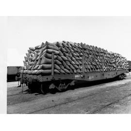 Wheat on Railway Truck Port Adelaide