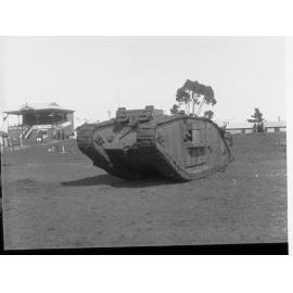 A tank on Unley Oval 