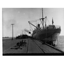 Wallaroo Jetty Ship SS Unden Shipping Wheat