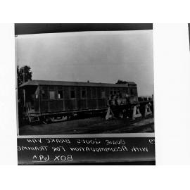 Bogie Goods Brake Van with Accomodation for Train Men
