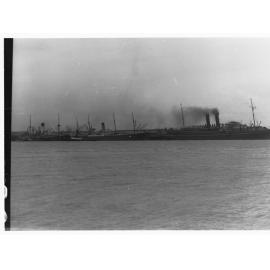 Ships at Outer Harbor from distance