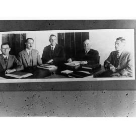 Portrait of unknown men - taken from original photograph