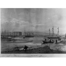 Painting of Port Adelaide in 1844 (painted by George French Angas) - copied 10 August 1923