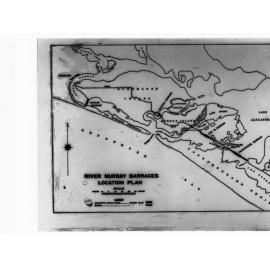River Murray Barrages Location Plan
