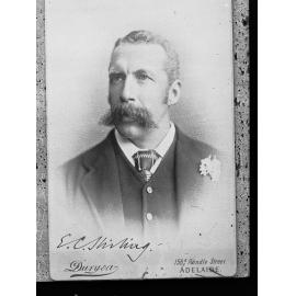 Sir Edward Charles Stirling - Portrait by T Duryea, 
