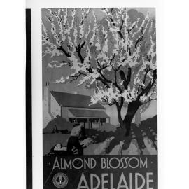 Advertising poster for Almond Blossom - taken for tourist bureau