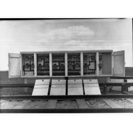 Panel for electrical centre of signals at railway line, Roseworthy