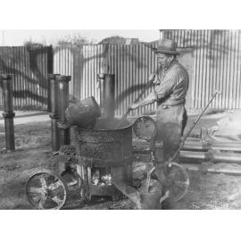 Sewers Department, Alberton, joining pipes