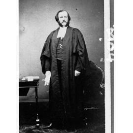 Photograph of a lawyer - no information recorded