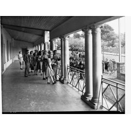 Students on Verandah of Adelaide Teachers College, Kintore Avenue