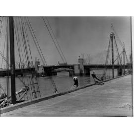 Port Adelaide River Showing Bridge