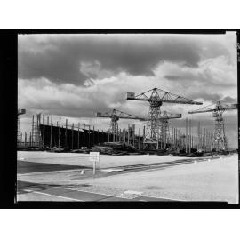Whyalla - cranes at industrial site