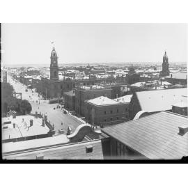 Adelaide City View - King William Street/Franklin Street/Flinders Street intersection