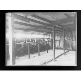 Inside of a cow shed