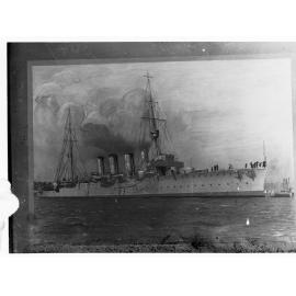 Ship Berthed - Painting