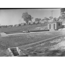 Sewers department treatment works, Woodside