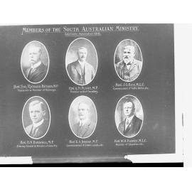 Members of South Australian Ministry for 1918
