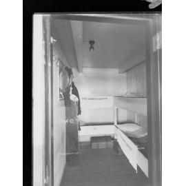 S S Commonwealth, steamship view of sleeping quarters