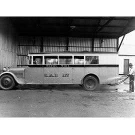 South Australian Railways Royal Mail Van in the Motor Garage