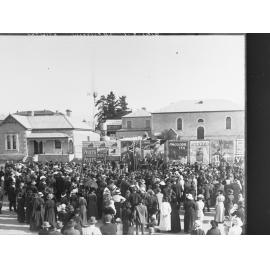 Recruiting Tour of the South East in Millicent for World War I