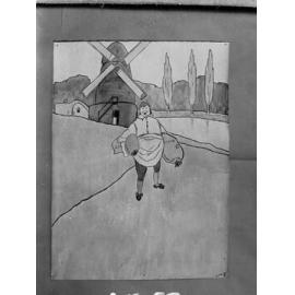 Photo of Illustrations from children's books, The Miller's Wife (Kindergarten negatives)