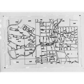 Map of Belair and Blackwood area - E&WS negatives