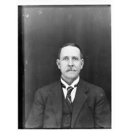 Portrait of unidentified man