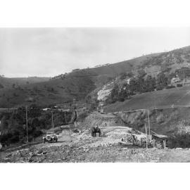 Torrens Gorge Road Showing Farms and Horse and Cart