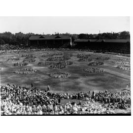 School children's pageant - Adelaide Oval for state centenary