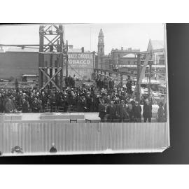 Laying the foundation stone for Education Building